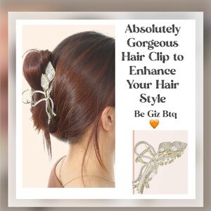 Super Elegant Embellished Hairpin to Enhance your Casual or Night Our Hair look